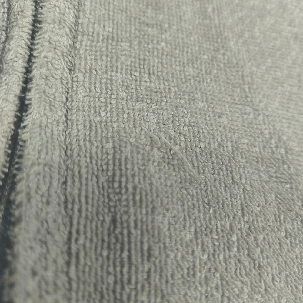 Adidas Mens Terrycloth Sleeveless Full Zip Hoodie Gray 3-Stripes Vest Size L